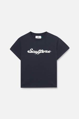 T-Shirts Scuffers Bubble Top Negros | 42831OCVM
