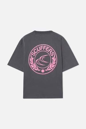 T-Shirts Scuffers CLG Grises | 52470GMZU