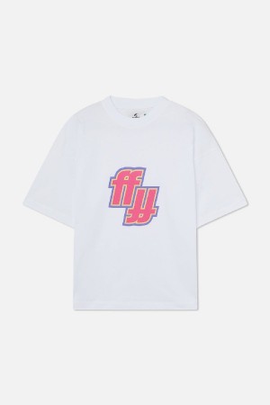 T-Shirts Scuffers Climax Blancos | 73081JDYK