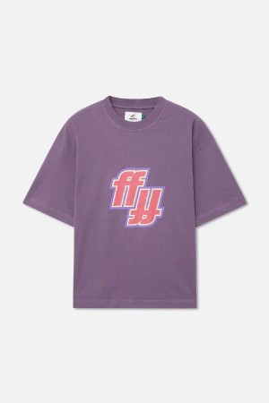 T-Shirts Scuffers Climax Morados | 79043TGXY