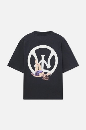 T-Shirts Scuffers Facetime Azules | 83706UTJF