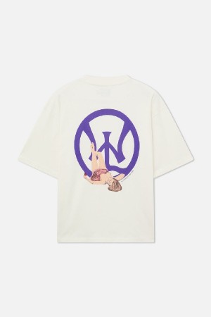 T-Shirts Scuffers Facetime Ecru | 98601SGTM