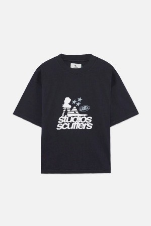 T-Shirts Scuffers GF Azul Marino | 05329FHAN