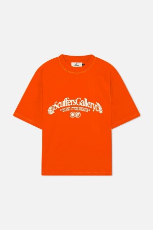 T-Shirts Scuffers Gallery Rojos | 71342ZBDK
