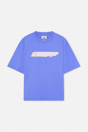 T-Shirts Scuffers Glow T-Shirt Lilac | 92370HXIC
