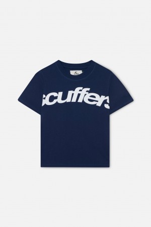 T-Shirts Scuffers Heaven Top Azul Marino | 13042PFGI
