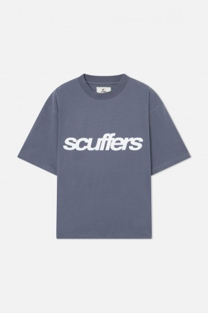 T-Shirts Scuffers New Age T-Shirt Azules | 23076ILYB