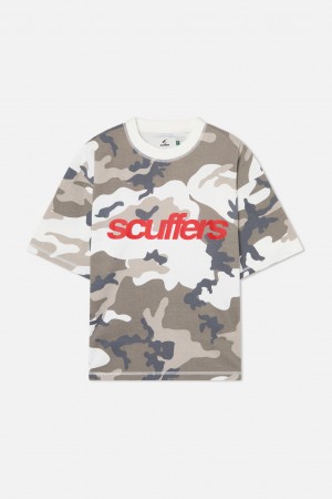 T-Shirts Scuffers New Age T-Shirt Camuflados | 84962SLQN