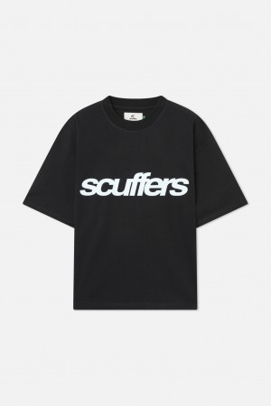 T-Shirts Scuffers New Age T-Shirt Negros | 62985KFYX