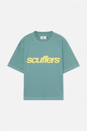 T-Shirts Scuffers New Age T-Shirt Verdes Claro | 14039JRUL