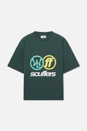 T-Shirts Scuffers Paris Verdes | 97468LSDY