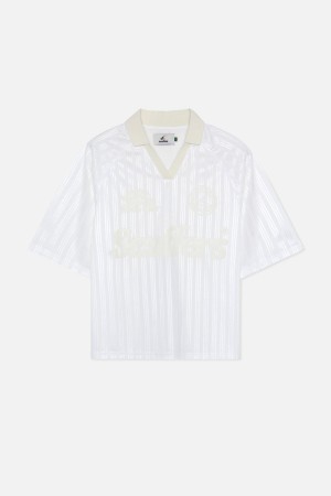 T-Shirts Scuffers Pearl Football T-Shirt Blancos | 91307IWXZ