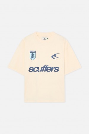 T-Shirts Scuffers Picnic T-Shirt Ecru | 24980HVER