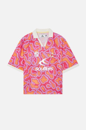 T-Shirts Scuffers Podium T-Shirt Magma | 80142OCZV