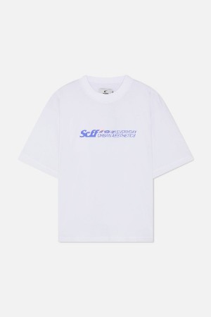 T-Shirts Scuffers SCFF T-shirt Blancos | 41372VMQK