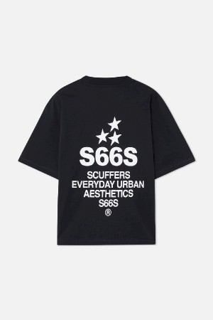 T-Shirts Scuffers SEAS Grises Oscuro Blancos | 09651BQGY