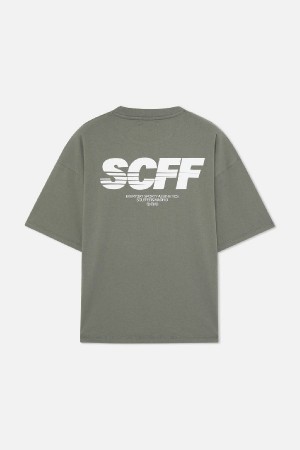 T-Shirts Scuffers SSS SCFF Verdes | 89240CHQS