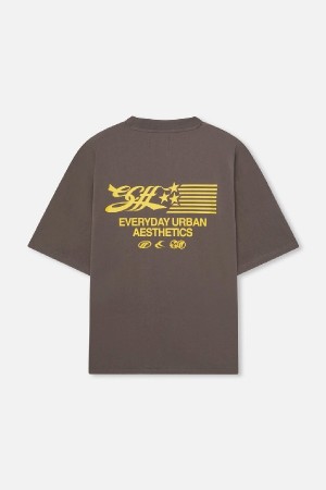 T-Shirts Scuffers Series Marrom | 89526KHMO