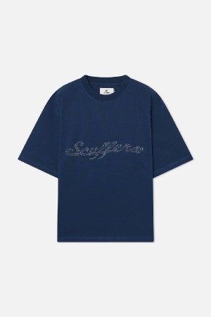 T-Shirts Scuffers Shyne Azules | 75092HYPI