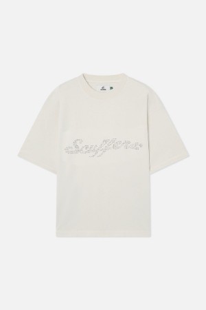 T-Shirts Scuffers Shyne Ecru | 35024SZCH