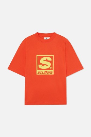 T-Shirts Scuffers Starnova Rojos | 69243IFBY