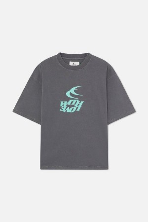 T-Shirts Scuffers With Moon Asphalt | 13562FZBT