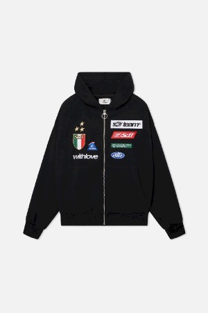 Zipped Hoodie Scuffers By Air Zipper Negros | 60314GWKH