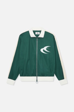 Zipped Hoodie Scuffers Gallery Suit Jacket Verdes | 75396NISK