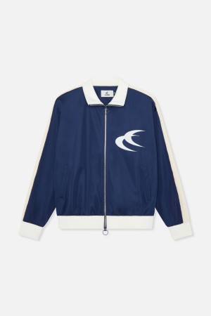 Zipped Hoodie Scuffers Gallery Suit Jacket Azul Marino | 57038QJRL