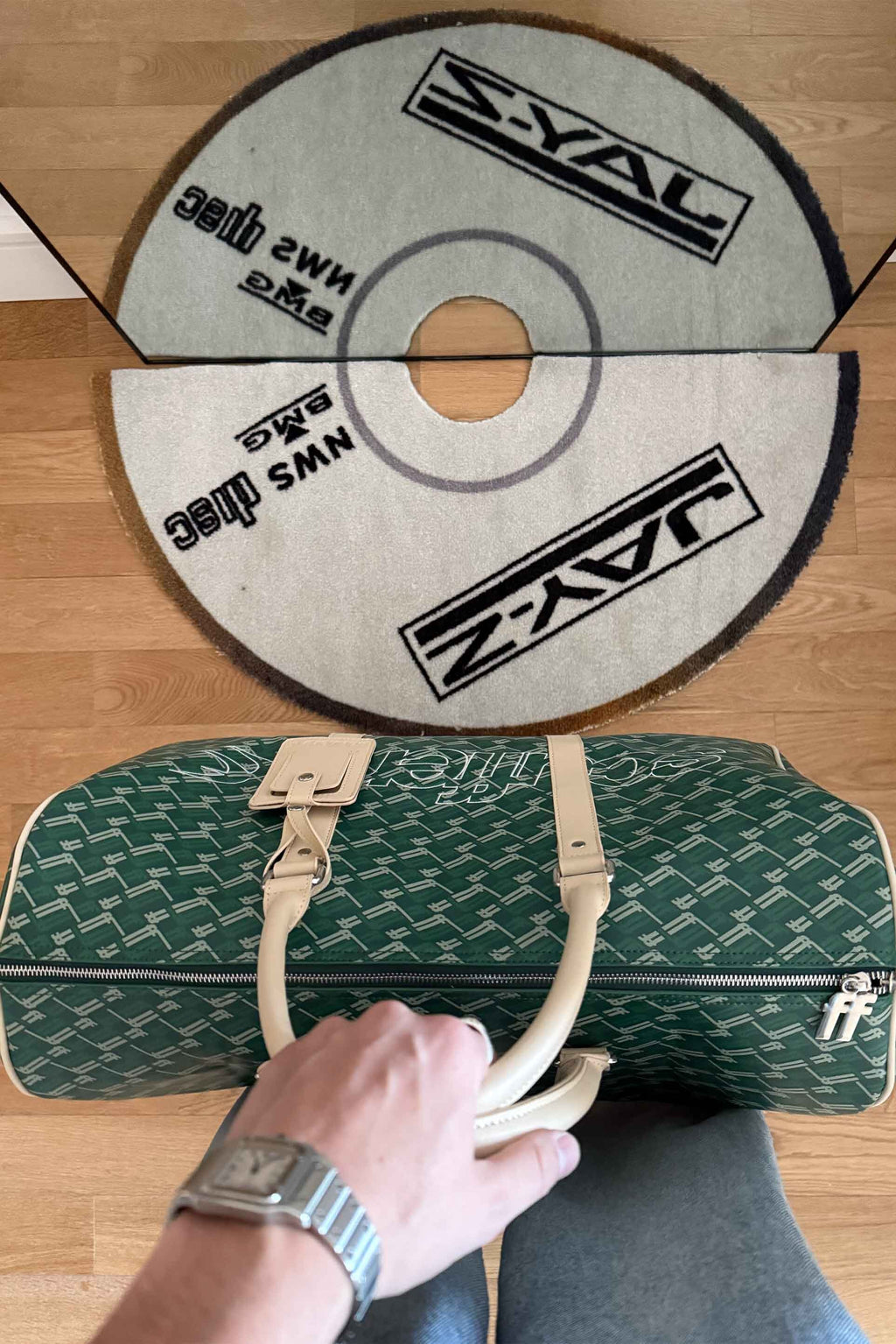 Bolsa de Mano Scuffers Monogram Duffle Bag Verdes | 97640BXWS