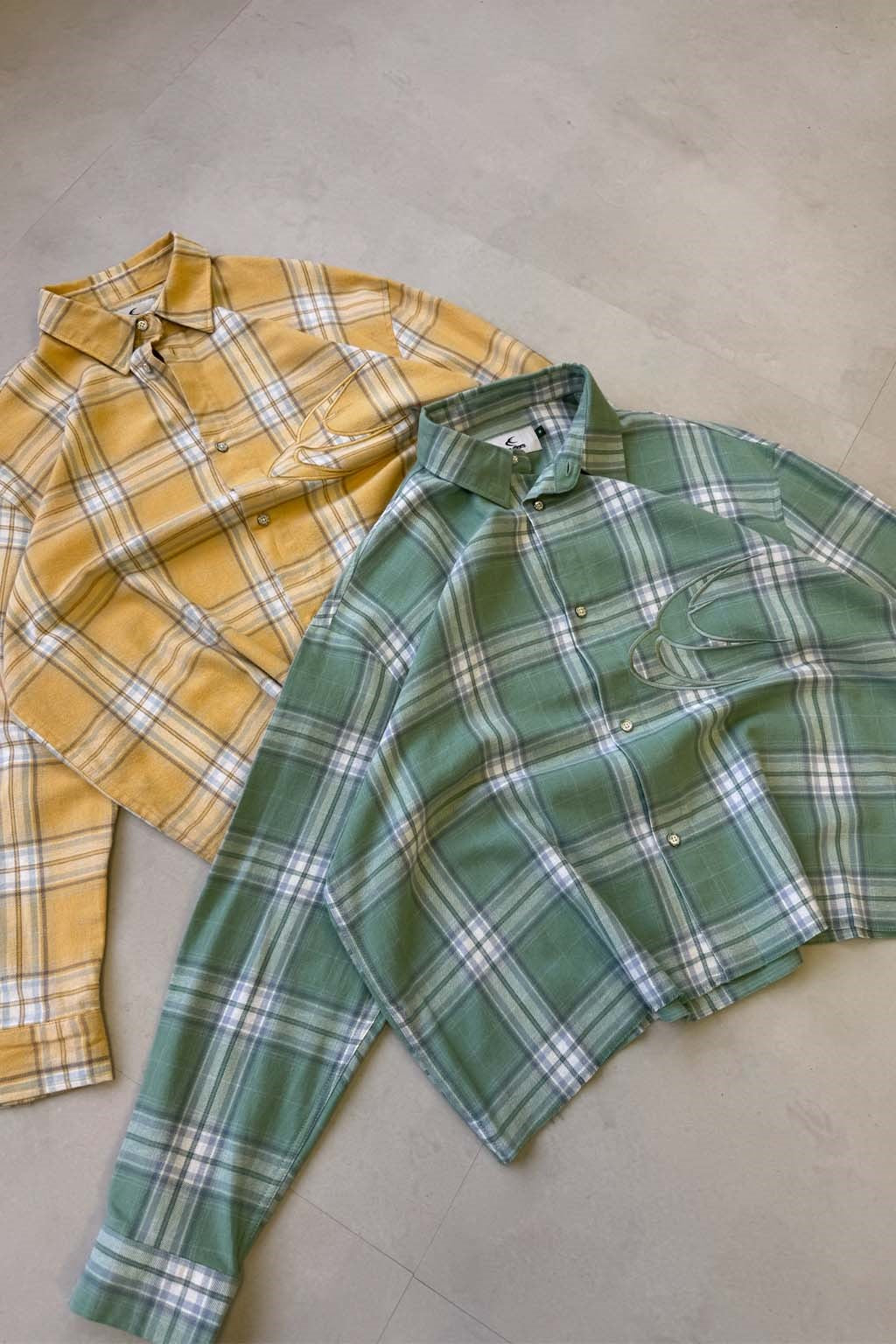 Camisas Scuffers Green Checkered Shirt Verdes | 97614XTEG