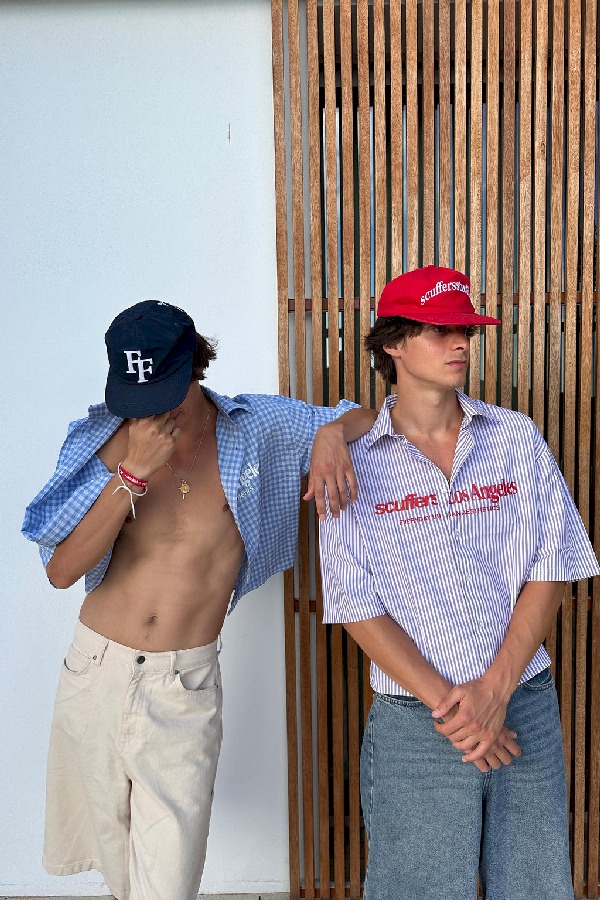 Camisas Scuffers Not LA Yet Azules | 01685LSKW