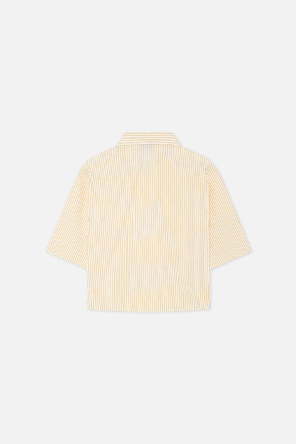 Camisas Scuffers Not LA Yet Striped Amarillos | 96402WGZL