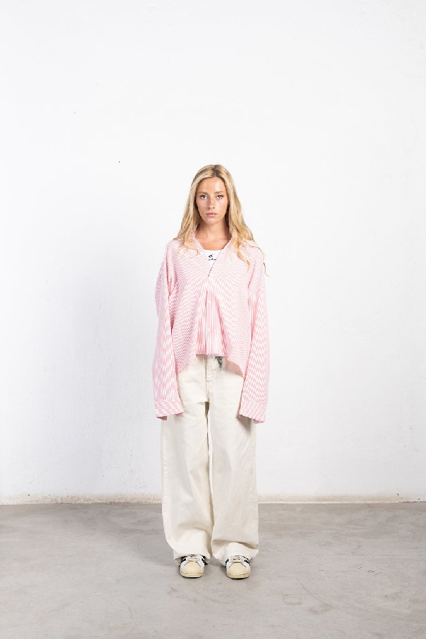 Camisas Scuffers Striped Rojos | 79831NGHR