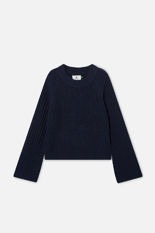 Camiseta Scuffers Berry Knit Azul Marino | 65894LSYI