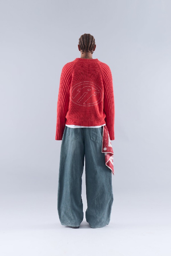Camiseta Scuffers Berry Knit Rojos | 56214ULKP