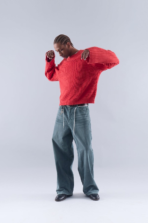 Camiseta Scuffers Berry Knit Rojos | 56214ULKP