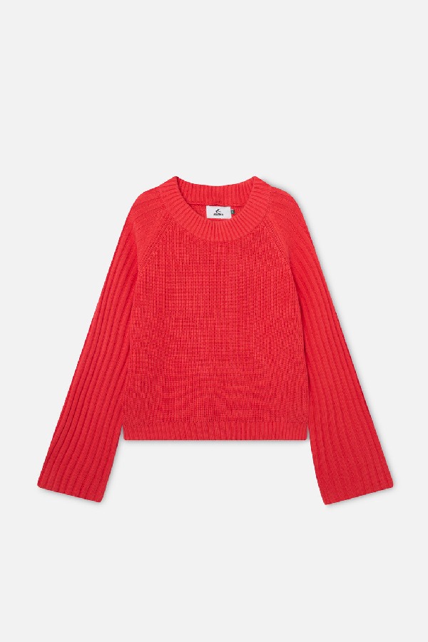 Camiseta Scuffers Berry Knit Rojos | 56214ULKP