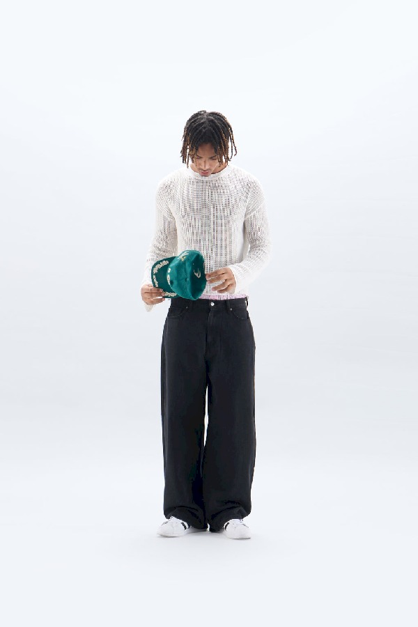 Camiseta Scuffers Double Open Knit Blancos | 97420DRBJ