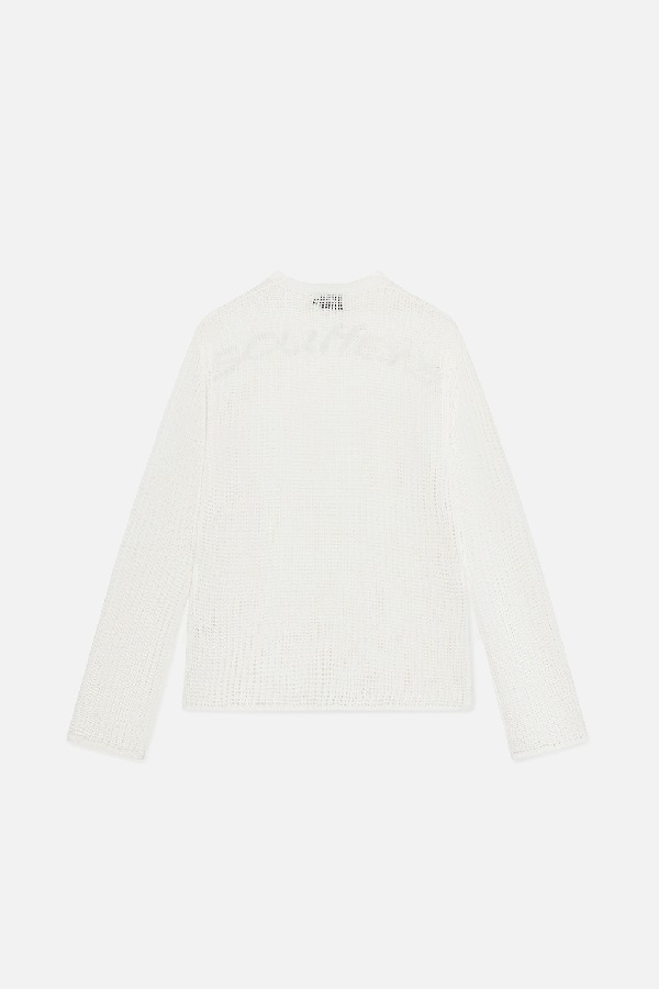 Camiseta Scuffers Double Open Knit Blancos | 97420DRBJ
