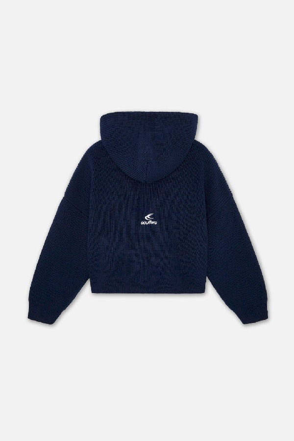 Camiseta Scuffers Emblem Zipper Knit Azul Marino | 28795CYUI