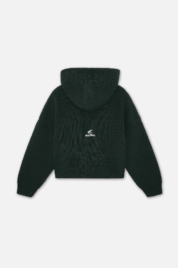 Camiseta Scuffers Emblem Zipper Knit Verdes | 36497NGZS
