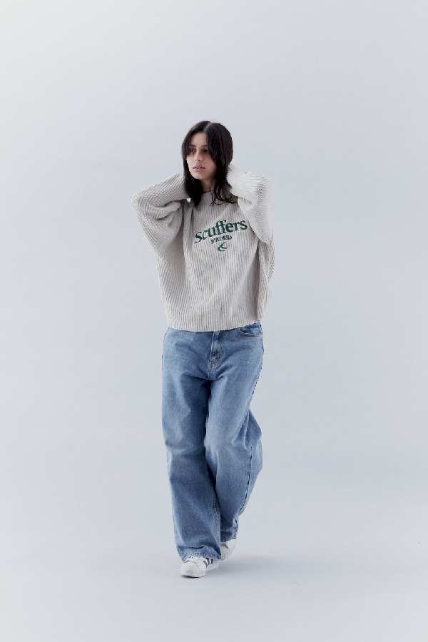 Camiseta Scuffers Mad Sweater Sand | 17849RGLH