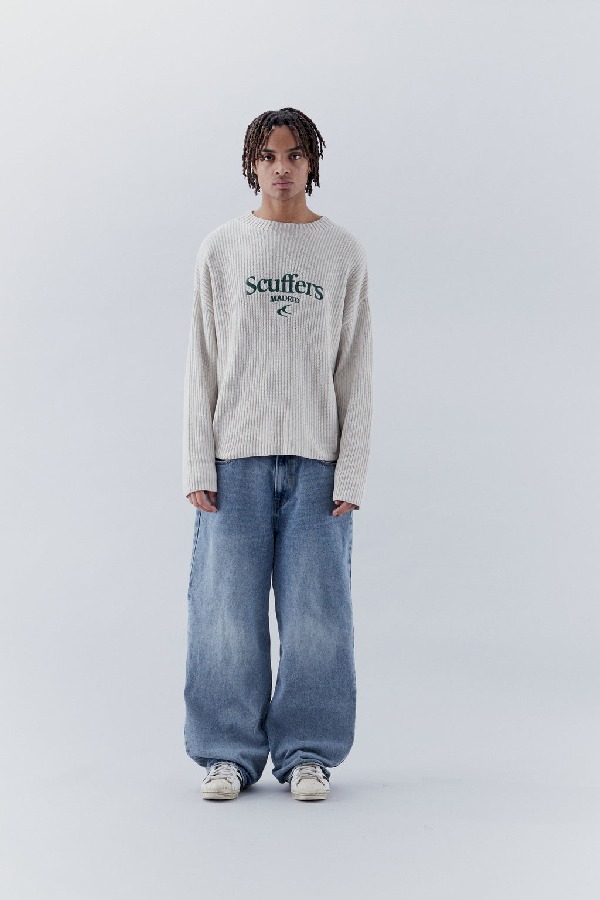 Camiseta Scuffers Mad Sweater Sand | 17849RGLH