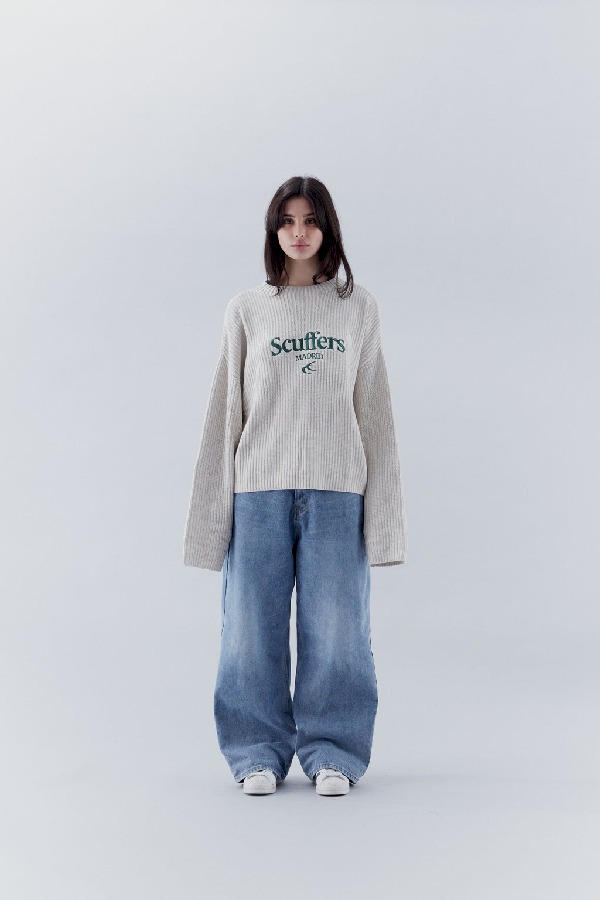 Camiseta Scuffers Mad Sweater Sand | 17849RGLH