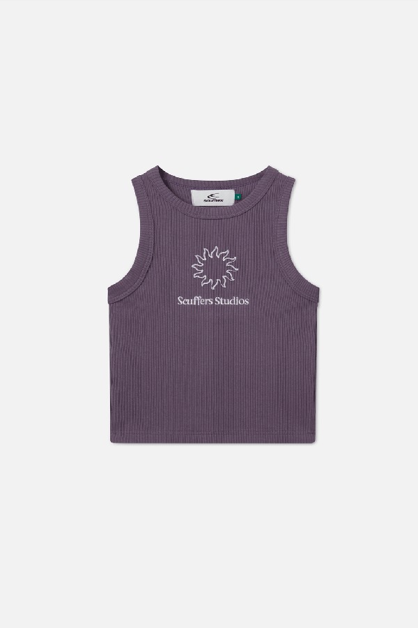 Camiseta sin Manga Scuffers Tarifa Morados Oscuro | 70482JKHB