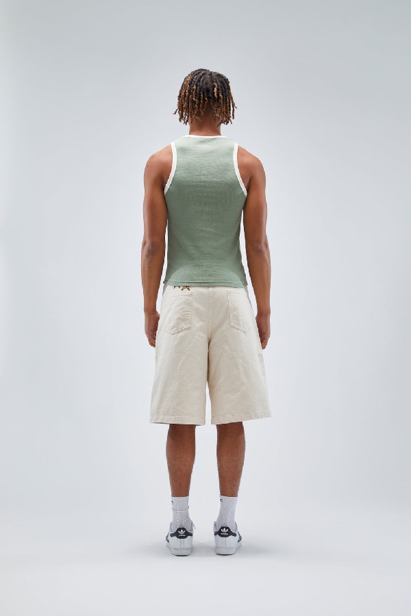 Camiseta sin Manga Scuffers Waffle SCFF Verdes | 19356RZCE