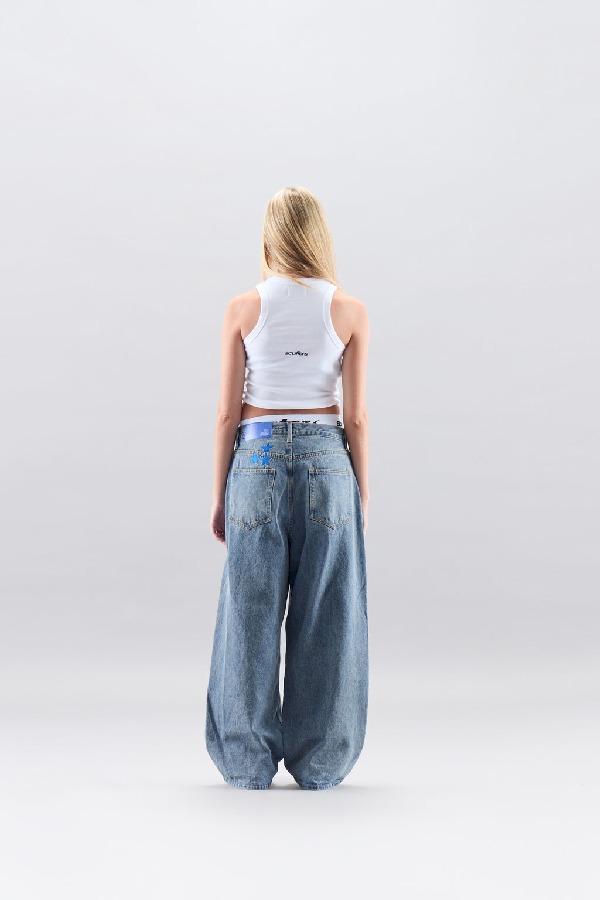 Camiseta sin Manga Scuffers With Love Blancos | 31670CEUM