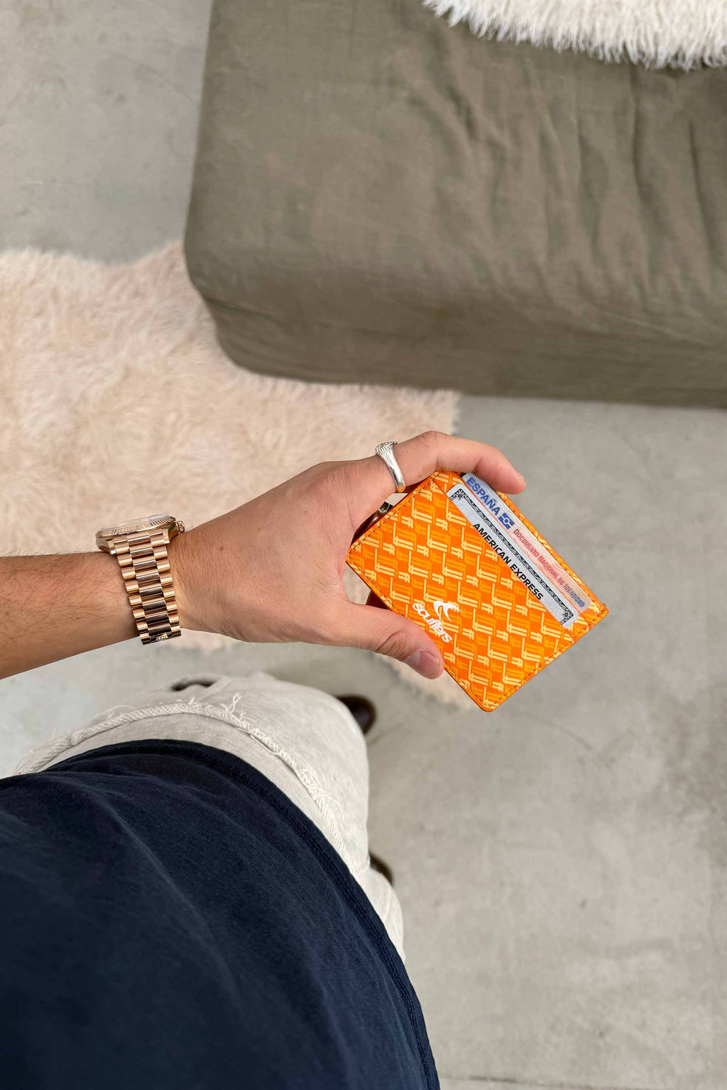 Cartera Scuffers Monogram Wallet Amarillos | 34650SLYG