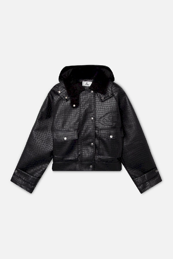 Chamarra Scuffers Croc Negros | 91683AKFU